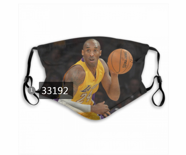 2021 NBA Los Angeles Lakers #24 kobe bryant 33192 Dust mask with filter